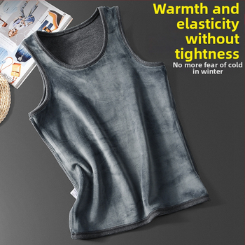 Γιλέκο με φλίς επένδυση, παχύ, εφαρμοστό στυλ, πολυεστέρας, Silver Fox Fleece, μονόχρωμο