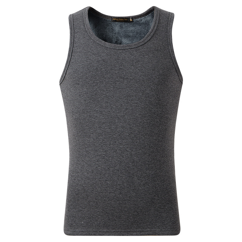 Γιλέκο με φλίς επένδυση, παχύ, εφαρμοστό στυλ, πολυεστέρας, Silver Fox Fleece, μονόχρωμο