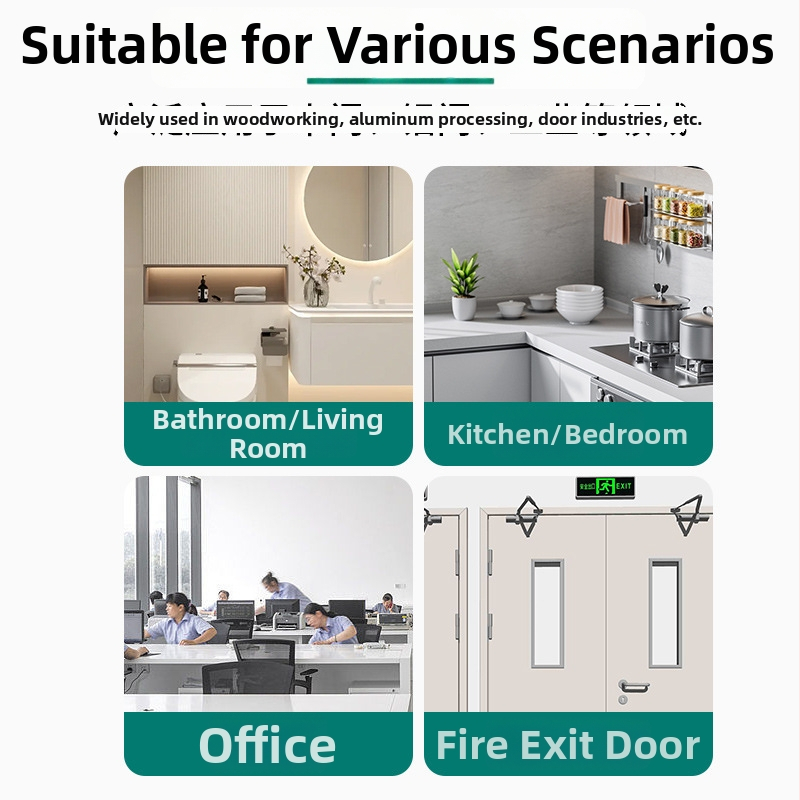 Daudzfunkcionāls pavasara eņģe durvīm ar automātisku aizvēršanu, slēgts mehānisms, mangāna tērauds, 90% buferis