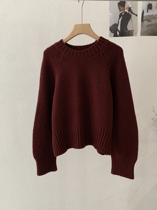 Polaarfliisi materjalist kampsun, akril koostis, Raglan varrukad, ümmarguse kaelusega — 4910