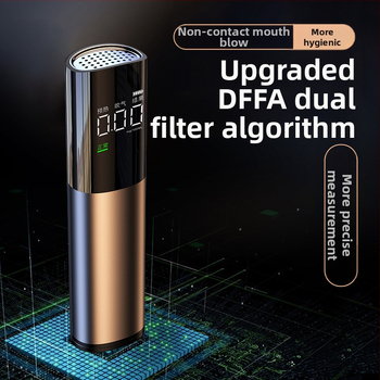 Automobilový alkoholový tester, bezdrôtový, prenosný s inteligentným digitálnym displejom, opätovne nabíjateľný, vysoká presnosť