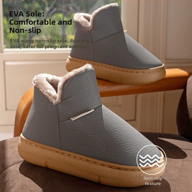 Unisex zimné topánky do snehu - PU vrchnok, EVA podrážka, vodeodolné, protišmykové, teplé podšité