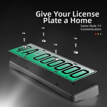 Plastični okvir za registarsku pločicu s zaštitom za Tesla Model Y/YL/3 - WL-002