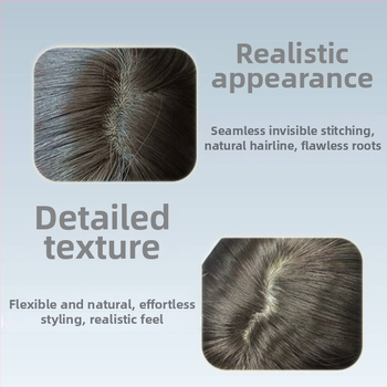 Parochňa: dlhé kučeravé s bočnou ofinkou — prírodný štýl, vysokoteplotné hodvábne vlákno, pre ženy