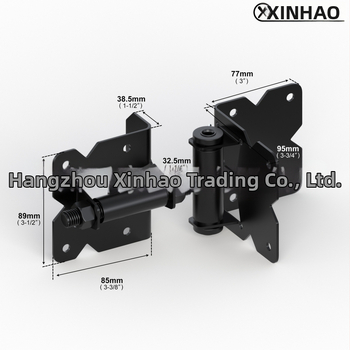 Roostevabast terasest aiavärava ja aia hinged — mudel JL2063, 304SS, elektrostatiline katteviimistlus, SKYSEN