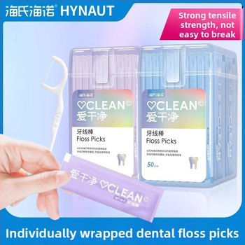 Floss tyčinky — ultra-tenký vlákn, jednorazové, prenosné domáce balenie, 30–50 ks v balení