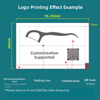 Dentálne špáradlá s niťou, individuálne balené, jednorazové, ultra tenké, s vysokou pevnosťou, na domáce aj klinické použitie