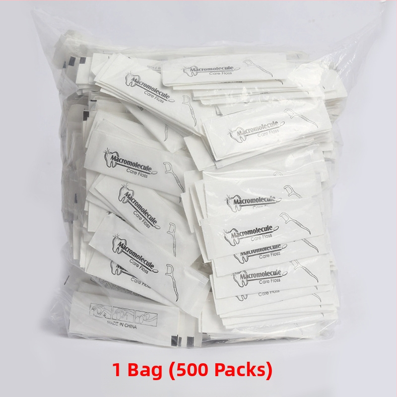 Dentálne špáradlá s niťou, individuálne balené, jednorazové, ultra tenké, s vysokou pevnosťou, na domáce aj klinické použitie