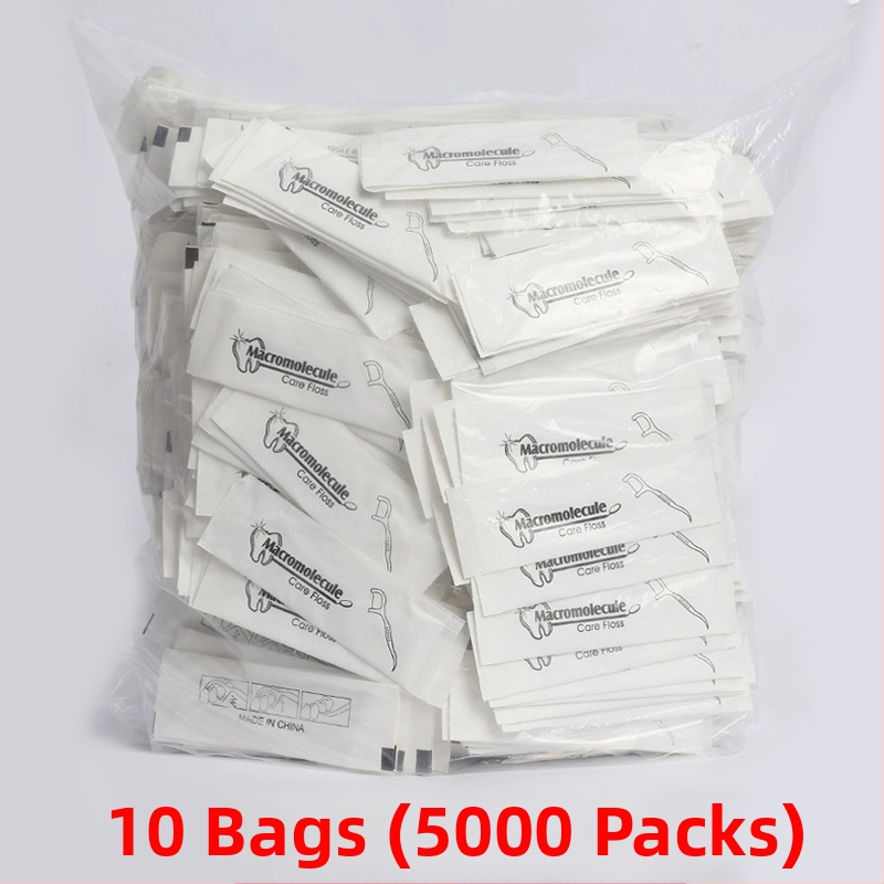 Dentálne špáradlá s niťou, individuálne balené, jednorazové, ultra tenké, s vysokou pevnosťou, na domáce aj klinické použitie