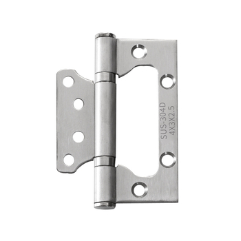 Ložiskový pánt pre vnútorné dvere, nerezová oceľ 304, offset dizajn, brúsený povrch, tichý chod