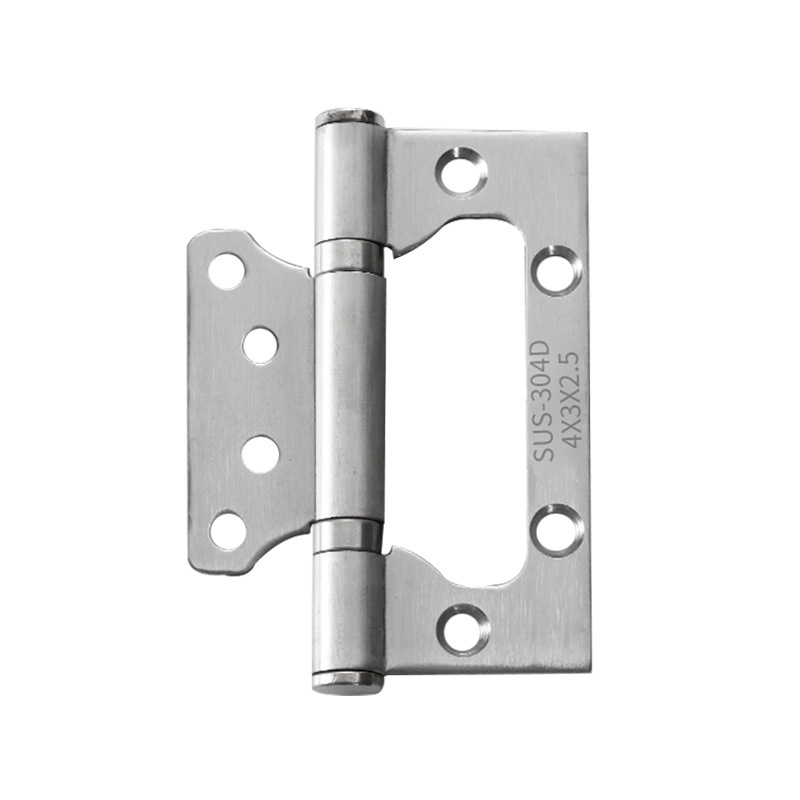 Ložiskový pánt pre vnútorné dvere, nerezová oceľ 304, offset dizajn, brúsený povrch, tichý chod