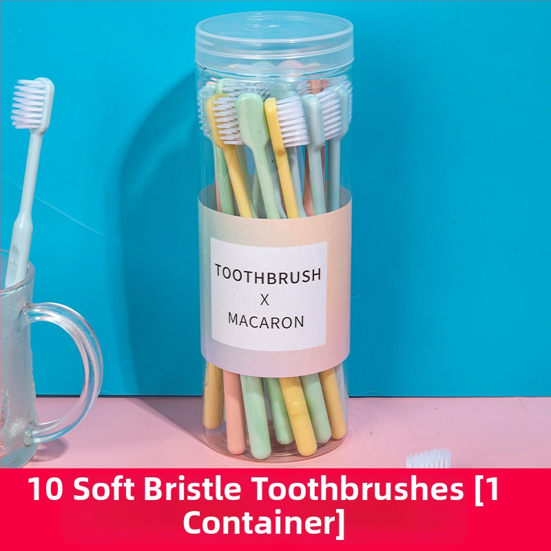 Ručna četkica za zube, mekše dlačice, paket u kanti, 20 komada, za odrasle