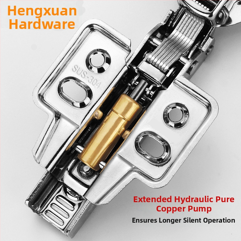 Hydraulický pánt skrinky z nehrdzavejúcej ocele 201, model 920B, povrch leštený a elektroplátovaný