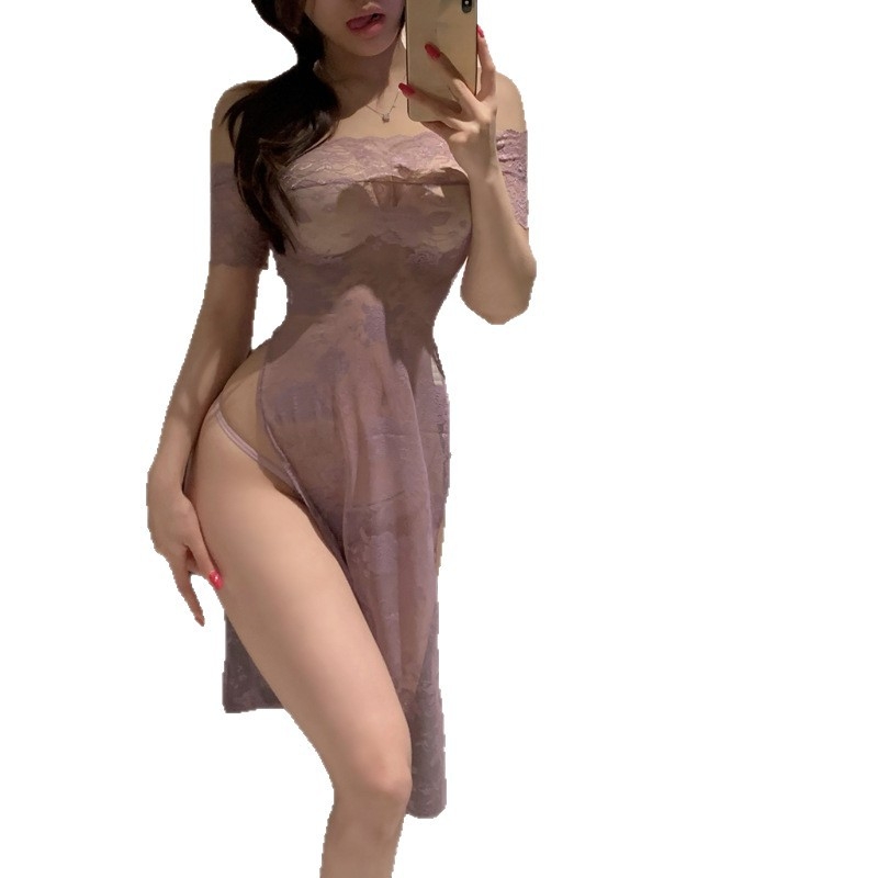 Cosplay donje rublje u stilu Qipao, čipka, prozračno, tijesan kroj, poliester tkanina (sadržaj čipke 30-50%) - 9105