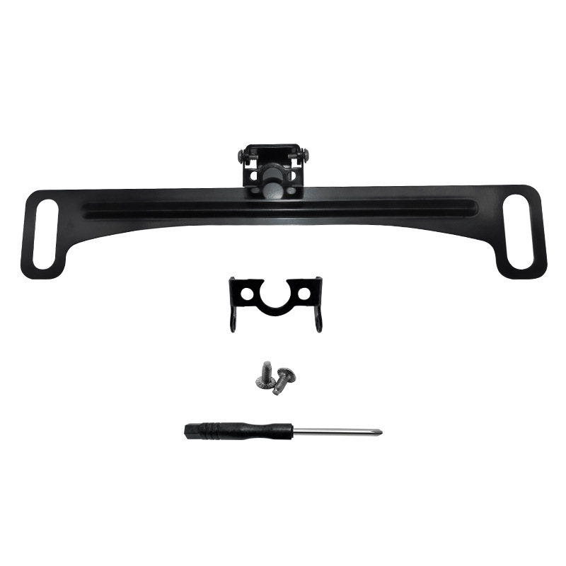 Držiak poznávacej značky, model YSJ-0170; Univerzálny typ vozidla; Nastaviteľný uhol 90–170°; Rozlíšenie 928x520; Video signál AV