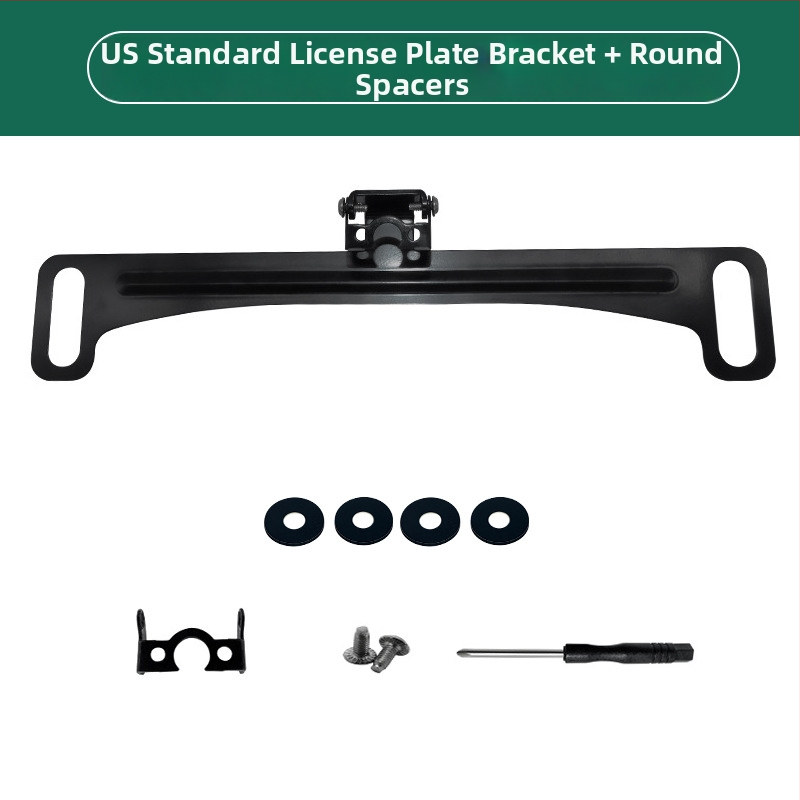 Držiak poznávacej značky, model YSJ-0170; Univerzálny typ vozidla; Nastaviteľný uhol 90–170°; Rozlíšenie 928x520; Video signál AV