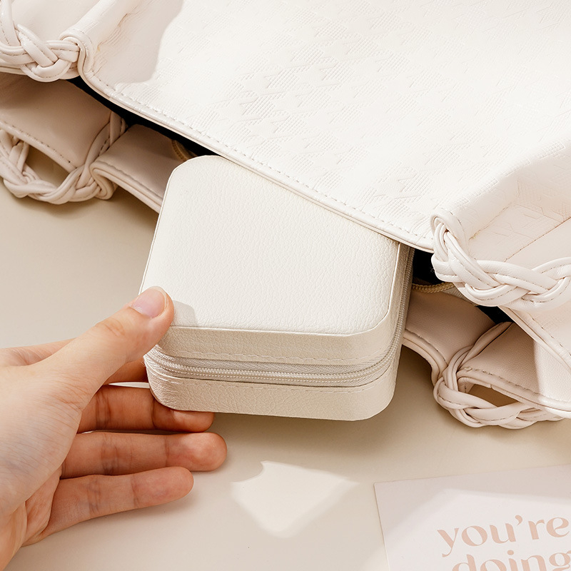 Casegrace sp01318 ehetekast, Cortex materjal, kõva, kaasaskantav kompaktne hoiukast sõrmustele ja kaelakeede jaoks