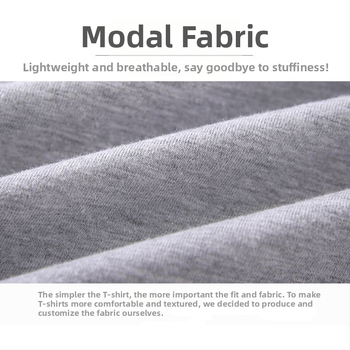 Modal materjalist T-särk ümmarguse kaelaga, lühikeste varrukatega, slim fit, normaalne pikkus 50–65 cm