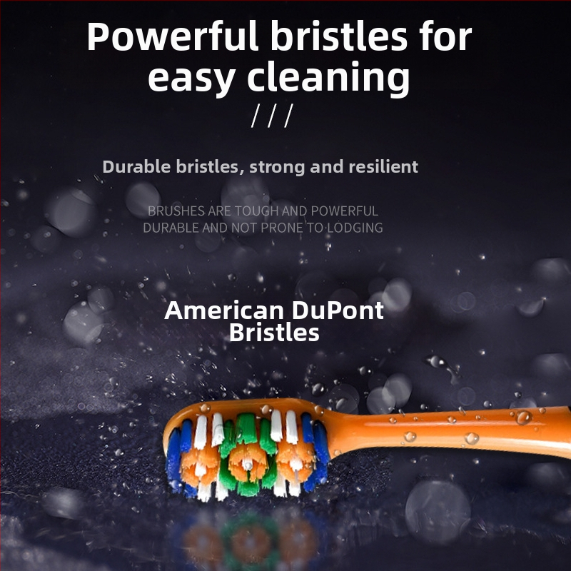 Rankinė dantų šepetėlis suaugusiems su DuPont šerelėmis – Qinglang Hao Jie, vidutinio kietumo