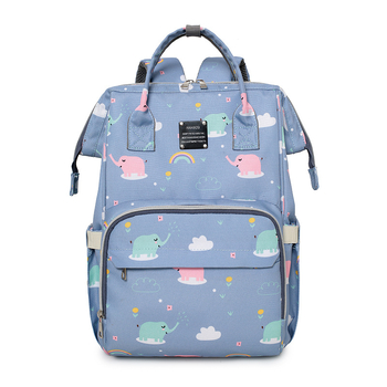 Torba za majke na putovanju – velik kapacitet, Oxford tkanina, USB priključak, suho/mokro odjeljak, cvjetni uzorak