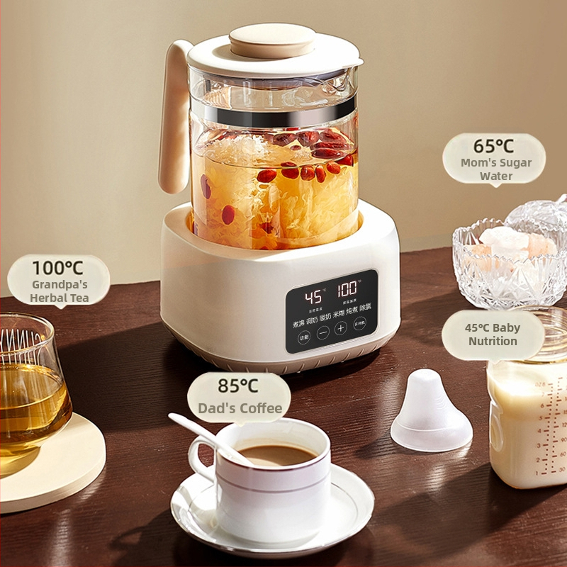 Elektrický kanv s konštantnou teplotou na zohrievanie dojčenského mlieka, 1,3 L, 800 W, automatické vypínanie