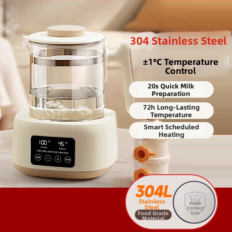 Elektrický kanv s konštantnou teplotou na zohrievanie dojčenského mlieka, 1,3 L, 800 W, automatické vypínanie