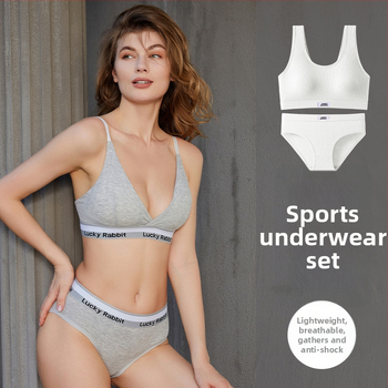 Bavlnený tube-top podprsenka na viazanie, priedušná, pekné chrbát, pohodlná, tenko tvarovaná miska