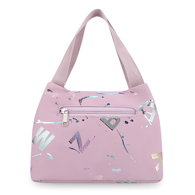 Geantă Tote pentru femei – Simplitate urbană, material Oxford, închidere cu fermoar, formă orizontală pătrată, buzunar ID