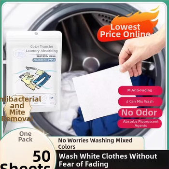 First Benefit Ταμπλέτες Πλυντηρίου Με Απορρόφηση Χρώματος, 50 τεμάχια, με Χαρτί Απορρόφησης Χρώματος για Αποφυγή Μεταφοράς Βαφής