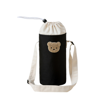 Torba za bočicu mlijeka od 100% pamuka, Velika zapremina, Prenosna ručna/ramena torba, Zaštitni omot za bočicu