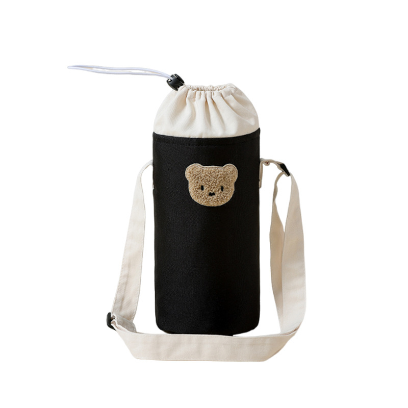 Torba za bočicu mlijeka od 100% pamuka, Velika zapremina, Prenosna ručna/ramena torba, Zaštitni omot za bočicu