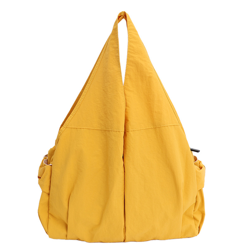 Nailonist tote kott tõmblukuga, polüestervooder, vertikaalne ristkülikukujuline, kahekordse õlarihmaga