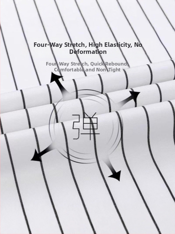 Triibuline särk nelja suunalise elastsusega, kortsukindel, ei vaja triikimist, pikkade varrukatega