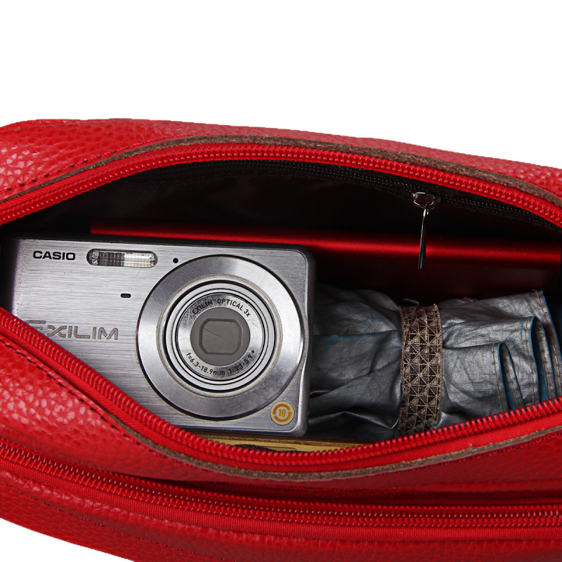 Дамска кроссбоди чанта от първокласна телешка кожа, естествена кожа, корейски стил casual, малък квадратен модел, хоризонтална квадратна форма