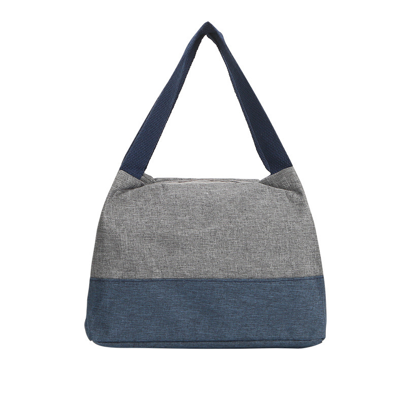 Geantă de mână din pânză, multifuncțională, cu formă orizontală pătrată, închidere cu fermoar, buzunare interioare pentru telefon și card de identitate, husă exterioară tridimensională