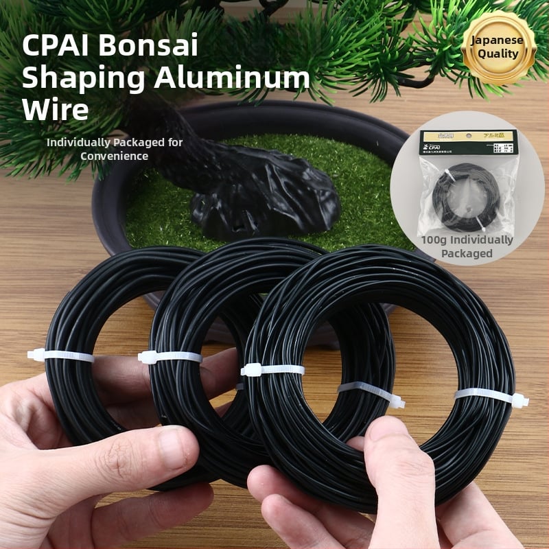Hliníkový drôt na bonsaje – na modelovanie a upevnenie rastlín