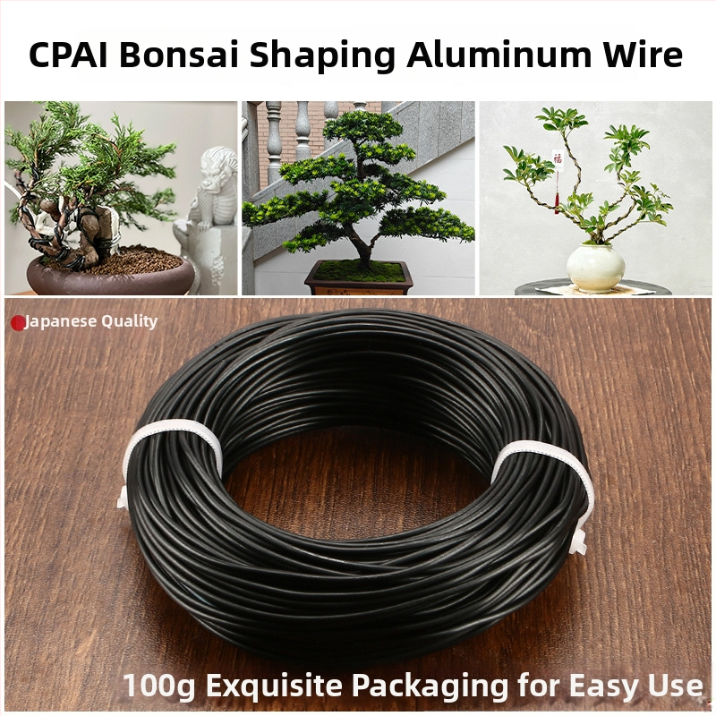 Hliníkový drôt na bonsaje – na modelovanie a upevnenie rastlín