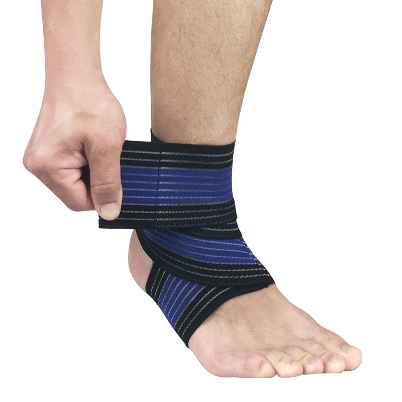 Orteza de gleznă din bumbac cu bandă elastică – protecție gleznă, pentru fotbal, alergare, drumeții (Material: bumbac + fir elastic; Parte protejată: gleznă; Categoria: orteză de gleznă; Sporturi aplicabile: fotbal; Potrivit pentru alergare, drumeții, cicl