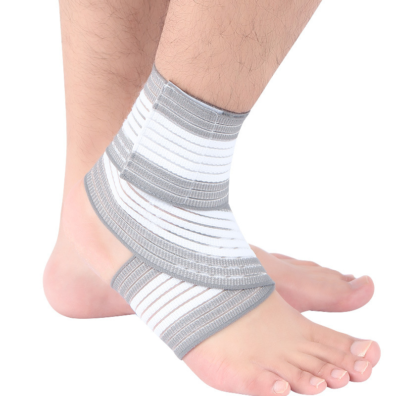 Orteza de gleznă din bumbac cu bandă elastică – protecție gleznă, pentru fotbal, alergare, drumeții (Material: bumbac + fir elastic; Parte protejată: gleznă; Categoria: orteză de gleznă; Sporturi aplicabile: fotbal; Potrivit pentru alergare, drumeții, cicl