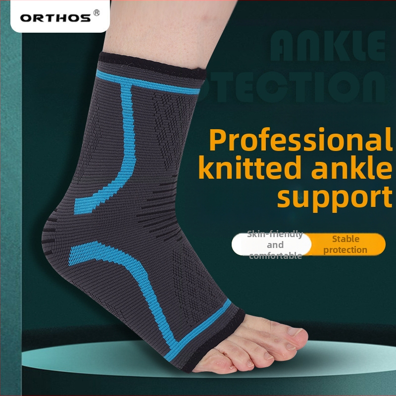 ORTHOS Nailon-poliesteri-elastaani pahkluu kaitse sokid kudumisega, sobivad jooksmiseks, korvpalliks, tantsimiseks ja jalgrattasõiduks