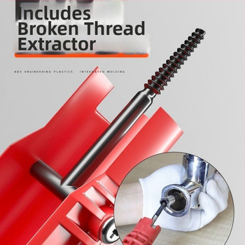 Pravý uhol polohovací nástroj - viacúčelový vodoinštalačný nástroj do kúpeľne pre demontáž a inštaláciu umývadla, rúr, kohútikov a uhlových ventilov (Import: Nie; Žiadne licencované súkromné značky)