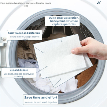 Color Catcher prádla – netkaná textília, proti farbeniu, Balenie: krabica, Množstvo v krabici: 50, Značka: Iné