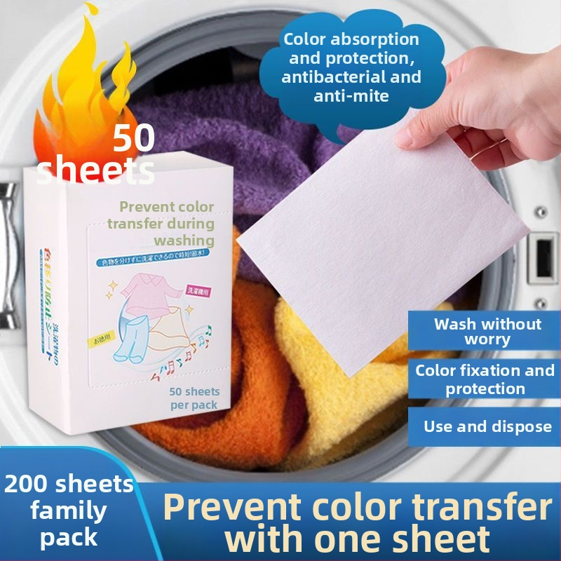 Color Catcher prádla – netkaná textília, proti farbeniu, Balenie: krabica, Množstvo v krabici: 50, Značka: Iné