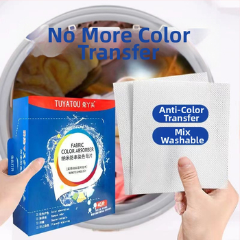 Rabbit Girl Lístok na zachytávanie farieb pri praní — hlboké čistenie, ochrana farieb, netkaný materiál