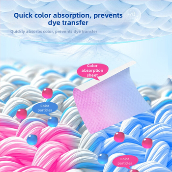 Juqi Prací list proti zafarbeniu – Ochrana farieb, Vstrebávanie farieb, Pre oblečenie