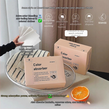 Listy proti presunu farieb pri praní — pripravené na použitie a jednorazové, značka Manrubens Mken