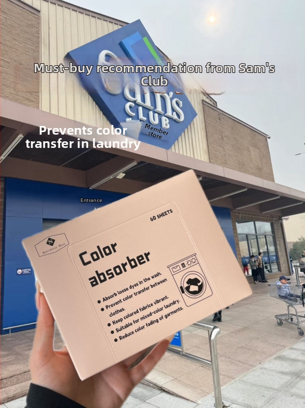 Listy proti presunu farieb pri praní — pripravené na použitie a jednorazové, značka Manrubens Mken