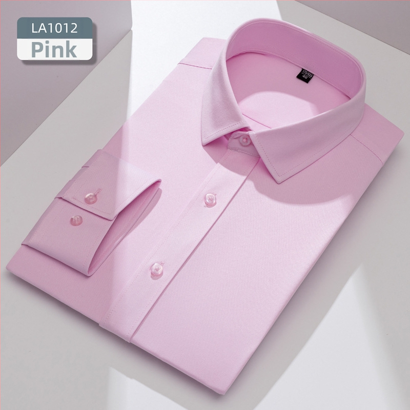 Meeste pikkade varrukatega särk, slim-fit, kortsuvaba, hingav polüesteri segu 92,6%