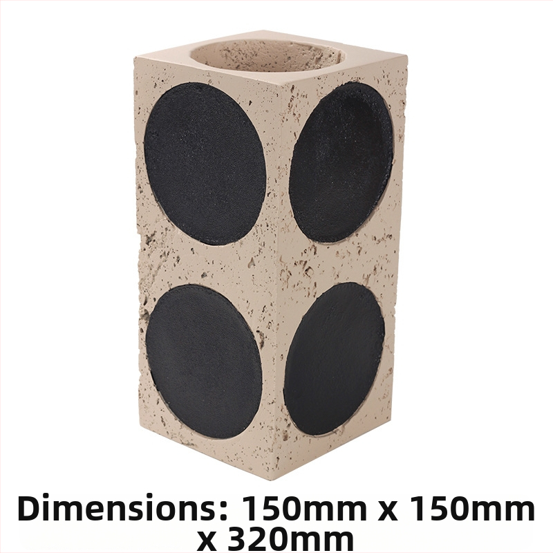 Váza – syntetická živica • moderné umelecké štýly • kartónové balenie • dekor do pracovného priestoru