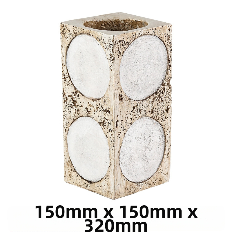 Váza – syntetická živica • moderné umelecké štýly • kartónové balenie • dekor do pracovného priestoru